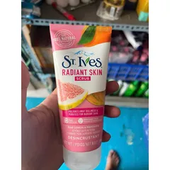 Sữa Rửa Mặt Tẩy Tế Bào Chết St.Ives Cam và Chanh Hồng 170ML - Mẫu mới Date 27