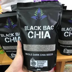 HCM - Hạt chia Úc Black Bag Chia Whole Dark Chia Seeds 500g