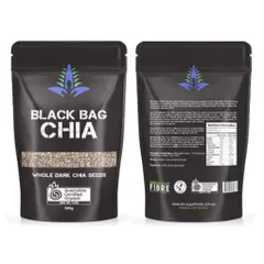 HCM - Hạt chia Úc Black Bag Chia Whole Dark Chia Seeds 500g