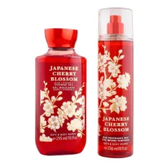Gel tắm / Xịt Thơm Body Bath and Body Works Japanese Cherry Blossom chai 295ml