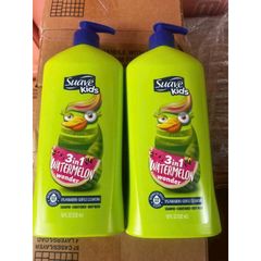 Sữa tắm gội Suave Kids 532ml - Hương Dưa Hấu/ hương táo