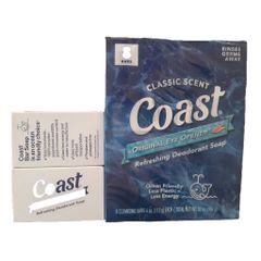 Lốc 8 Cục Xà Bông Coast Mỹ 113g