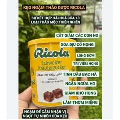 Kẹo ngậm thảo dược Ricola Original Đức hộp 180 viên giảm ho, khàn giọng 250g