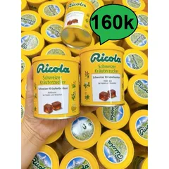Kẹo ngậm thảo dược Ricola Original Đức hộp 180 viên giảm ho, khàn giọng 250g