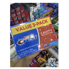 Kem Đánh Răng Crest Kids Cavity Protection An Toàn Cho Bé 130g (USA)