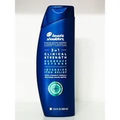 Dầu gội xả sạch gàu Head & Shoulders Clinical Strength 2in1 MỸ 400ml (Xanh Lá Giảm ngứa chuyên sâu)