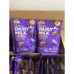 Socola Sữa Cadbury Dairy Milk Chunks 81g 18 Viên Nhâp Khẩu Malaysia- Hàng Công Ty