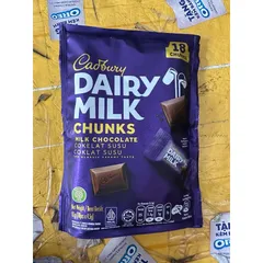 Socola Sữa Cadbury Dairy Milk Chunks 81g 18 Viên Nhâp Khẩu Malaysia- Hàng Công Ty