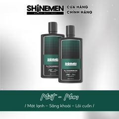 Combo Quà Tặng SHINEMEN: Sữa Tắm Gội & Rửa Mặt 3 in 1 Cho Nam Hương Nước Hoa Mint-Man 300ml - Dưỡng Ẩm Và Sạch Sâu