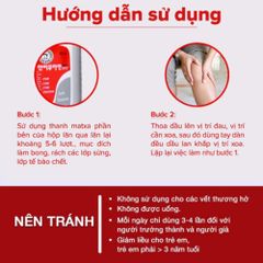 Dầu Xoa Bóp Hàn Quốc 100ml - Giảm Mỏi Cơ Thể, Làm Dịu Khớp, Phục Hồi Nhanh Chóng Sau Khi Tập Luyện hoặc Lao Động