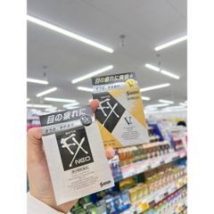 Nước Nhỏ Mắt Santen FX V+ Vàng 12ml - Giảm Mỏi Mắt, Làm Sáng và Dưỡng Mắt - Hàng Nội Địa Nhật Bản Chất Lượng Cao