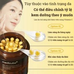 Kem Dưỡng Da Medicube Viên Nang 55g - Deep Vita C & PDRN Pink Collagen - Dưỡng Sáng, Tái Tạo, Ngăn Ngừa Lão Hóa Toàn Diện