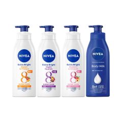 Sữa Dưỡng Thể NIVEA 350ml Phục Hồi Dưỡng Trắng Da - Dưỡng Ẩm, Làm Sáng Mịn Da, Bảo Vệ SPF30 Từ Thái Lan