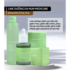 Bộ Line Dưỡng Medicube Exosome Cica – Làm Dịu, Giảm Mụn, Phục Hồi Da Nhạy Cảm, Dưỡng Ẩm, Căng Mịn