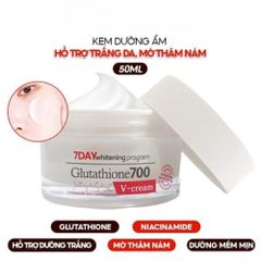 Kem Dưỡng Da Angel’s Liquid 7 Day Glutathione 700 V-Cream + Niacinamide 50ml - Làm Sáng Da, Cấp Ẩm, Làm Mờ Thâm nám