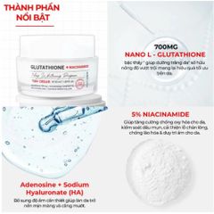 Kem Dưỡng Da Angel’s Liquid 7 Day Glutathione 700 V-Cream + Niacinamide 50ml - Làm Sáng Da, Cấp Ẩm, Làm Mờ Thâm nám