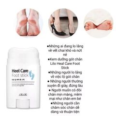 Thanh Lăn Dưỡng Chân Rire Heel Care Foot Stick - Phục Hồi Gót Nứt Nẻ, Dưỡng Ẩm Hiệu Quả với Bơ Hạt Mỡ và Dầu Trà Trà