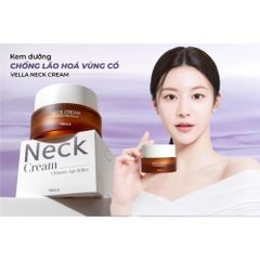Kem Dưỡng Chống Lão Hóa Vùng Cổ Vella Neck Cream 50ml - Giúp Cổ Mịn Màng, Da Đàn Hồi, Chống Nếp Nhăn và Chảy Xệ