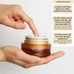 Kem Dưỡng Chống Lão Hóa Vùng Cổ Vella Neck Cream 50ml - Giúp Cổ Mịn Màng, Da Đàn Hồi, Chống Nếp Nhăn và Chảy Xệ