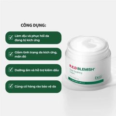 Kem Dưỡng Da Dr.G Red Blemish Clear 70ml - Kem Làm Dịu, Cấp Ẩm, Phục Hồi Da Nhạy Cảm, Giảm Đỏ, Hỗ Trợ Da Mụn