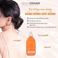 Kem Dưỡng Thể SenaDemar 10x White Body Lotion Dưỡng Trắng Da, Cấp Ẩm, Săn Chắc, Làm Mờ Thâm Nám
