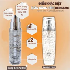 Tinh Chất Dưỡng Da Bergamo 24K Gold Bakuchiol Premium & White Vita Panthenol Premium Essence 120ml