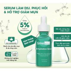Tinh Chất Serum Timeless Vitamin B5 30ml - Phục Hồi Da, Giảm Mụn, Cấp Ẩm Sâu, Dành Cho Da Dầu Nhạy Cảm, An Toàn Không Hương Liệu