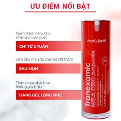 Tinh Chất Serum Giảm Thâm Nám Angel's Liquid Mela Zero Ampoule Đỏ/Trắng 30ml - Làm Sáng Da, Giảm Nám, Dưỡng Ẩm, Phục Hồi Da Tổn Thương