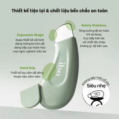 Cây Nặn Mụn Đầu Đen Ilso Deep Clean Master - Dụng Cụ Chăm Sóc Da, Loại Bỏ Bã Nhờn, Thiết Kế Tiện Lợi Hàn Quốc