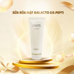Sữa Rửa Mặt Tạo Bọt Dr.Pepti Galacto Cleansing Foam 110ml – Sạch Sâu, Sáng Mịn, Tái Tạo Da