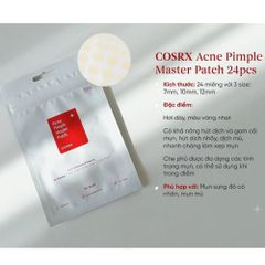 Miếng Dán Mụn Cosrx Acne Pimple Master Patch / Clear Fit Master Patch 387782
