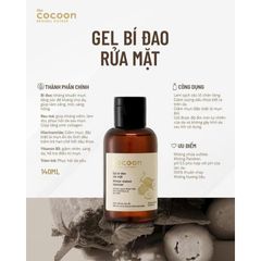 Gel Rửa Mặt Cocoon Bí Đao 310ml - Làm Sạch Sâu, Giảm Mụn, Dịu Nhẹ Cho Da Nhạy Cảm, 100% Thuần Chay, Không Paraben
