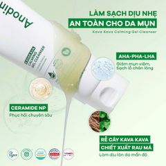 Sữa Rửa Mặt Dạng Gel Anodin 150ml - Kiểm Soát Nhờn, Dưỡng Ẩm Dịu Nhẹ, Hỗ Trợ Cải Thiện Da Mụn, Phong Cách Hàn Quốc