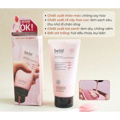 Sữa Rửa Mặt Belif Super Knights Vegan 150ml - Làm Sạch Sâu, Se Khít Lỗ Chân Lông, Dưỡng Sáng Da, Phù Hợp Mọi Loại Da