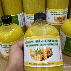 Cốt Gừng Tràm Khuynh Diệp Pha Tắm Ngâm Chân 500ml - Nước Tắm Thiên Nhiên Giúp Giải Nhiệt, Thư Giãn Cho Cả Gia Đình
