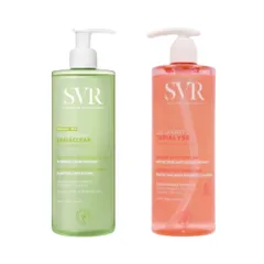 Sữa Rửa Mặt Gel SVR 400ml - Làm Sạch Dịu Nhẹ, Dưỡng Ẩm Cho Da Nhạy Cảm, Không Chứa Xà Phòng, An Toàn Cho Trẻ Sơ Sinh