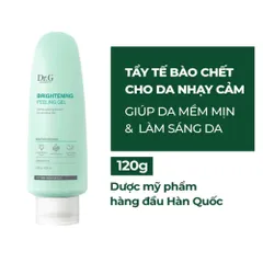 Tẩy Da Chết Dạng Gel Dr.G Brightening Peeling 120g - Dịu Nhẹ, Làm Sáng Da Nhạy Cảm, Giảm Thâm, Cấp ẩm 8 loại Hyaluronic Acid
