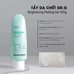 Tẩy Da Chết Dạng Gel Dr.G Brightening Peeling 120g - Dịu Nhẹ, Làm Sáng Da Nhạy Cảm, Giảm Thâm, Cấp ẩm 8 loại Hyaluronic Acid