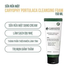 Sữa Rửa Mặt Caryophy 150ml - Ngừa Mụn Hiệu Quả, Sạch Sâu Gấp 2 Lần, Dưỡng Ẩm Chuyên Sâu, Phù Hợp Với Mọi Loại Da