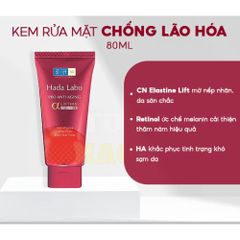 Sữa Rửa Mặt Dưỡng Ẩm Hada Labo 80g - Làm Sạch Bụi Bẩn, Cấp Ẩm Tối Đa Cho Da Mịn Màng, Đặc Biệt Cho Da Nhạy Cảm