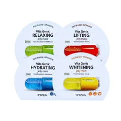 Mặt Nạ BNBG Vita Genic Mask – Cấp Ẩm, Dưỡng Trắng, Làm Dịu, Tăng Đàn Hồi Da - Hộp 10 Miếng 387852