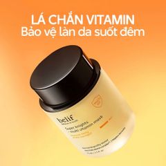 Mặt Nạ Ngủ Belif Super Knights 75ml - Dưỡng Ẩm, Phục Hồi Da Mệt Mỏi, Giúp Da Sáng Mịn Với Vitamin B3, C, E, B12