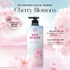 Sữa Tắm Dưỡng Ẩm On The Body 900g - Hương Nước Hoa Thiên Nhiên, Dưỡng Trắng & Làm Mềm Da Cho Mọi Loại Da
