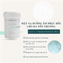 Mặt Nạ Dưỡng Ẩm Christina Unstress 8 250ml - Cấp Ẩm, Giảm Kích Ứng, Phục Hồi Da, Dưỡng Ẩm Sâu Cho Mọi Loại Da