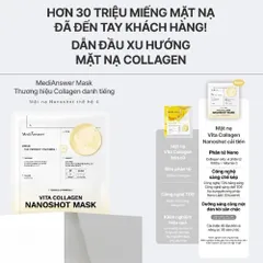 Mặt Nạ Dạng Thạch Collagen MediAnswer Nanoshot – Làm Dịu, Dưỡng Sáng & Se Khít Lỗ Chân Lông