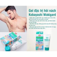 Gel Khử Mùi Hôi Nách Kobayashi Nhật Bản - Kiểm Soát Mồ Hôi 3-5 Ngày, Không Ố Vàng Áo, Dưỡng Trắng Da Nách 50g