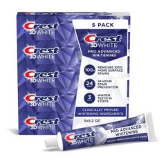 Kem Đánh Răng Crest 3D White Pro Advanced Whitening 147g – Làm Trắng Răng Nhanh, An Toàn 387905