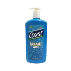 Sữa Tắm Gội Toàn Thân Coast Hair & Body Wash Mỹ 946ml – Sạch Sâu, Thơm Lâu, Mát Lạnh Sảng Khoái