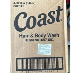 Sữa Tắm Gội Toàn Thân Coast Hair & Body Wash Mỹ 946ml – Sạch Sâu, Thơm Lâu, Mát Lạnh Sảng Khoái