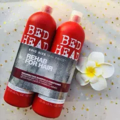 Dầu Gội Xả Tigi Bed Head Đỏ 750ml – Phục Hồi Tóc Hư Tổn Cấp Độ 3, Suôn Mượt, Giảm Xơ Rối 387931